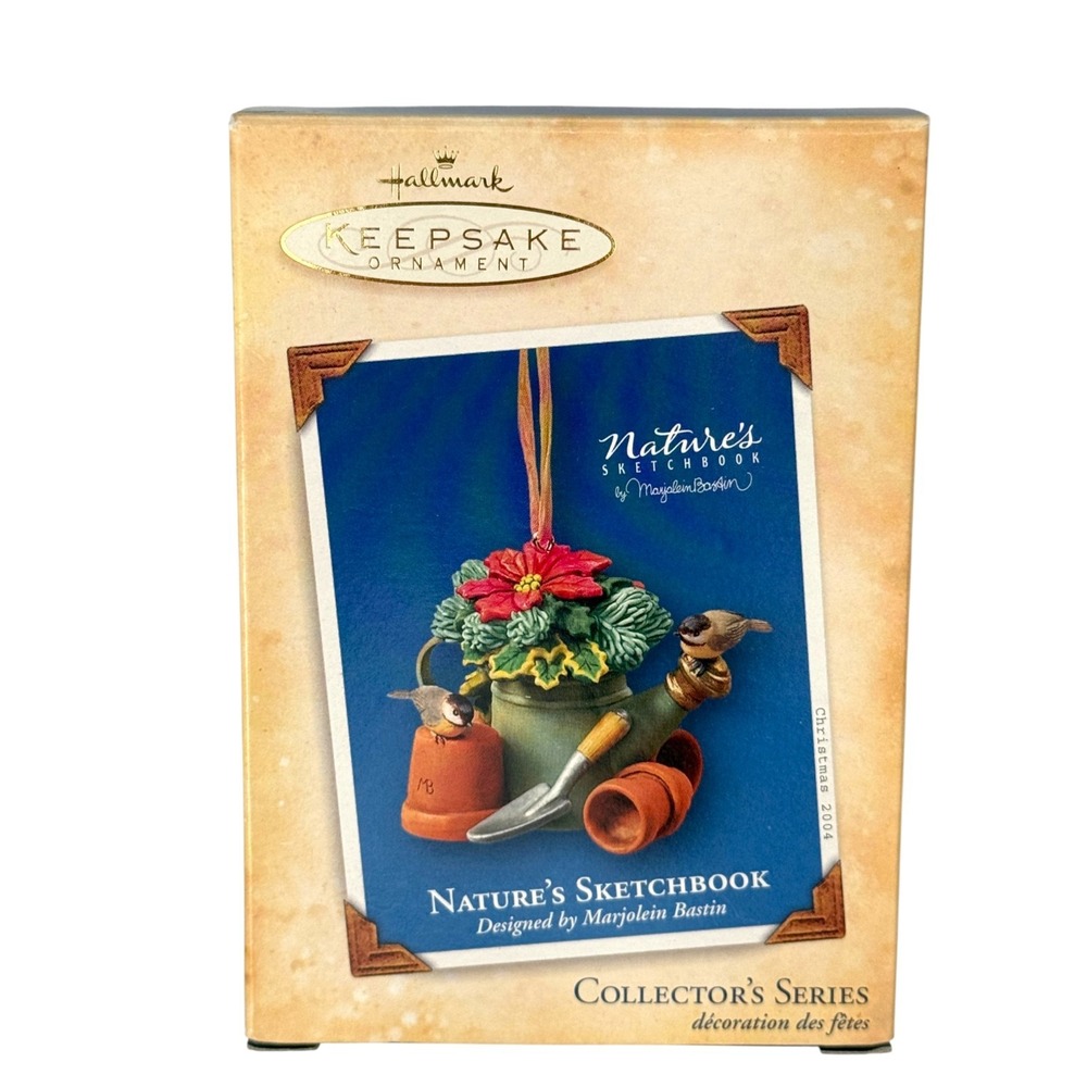 Hallmark Keepsake Ornament 2004 Natures Sketchbook Marjolein Bastin QX8554